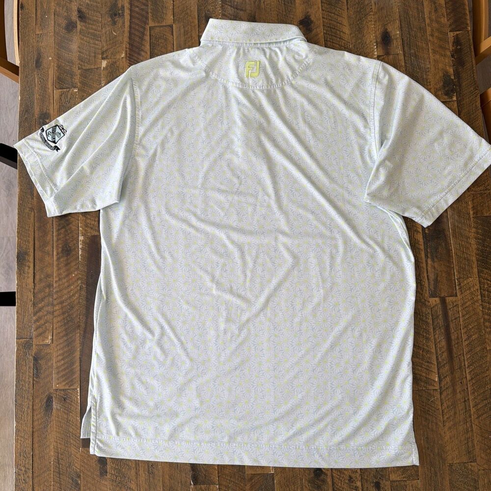 FootJoy Polo Lg Golf Daisy Performance Active Stretch FJ Riviera CC Coral Gables - Picture 5 of 7
